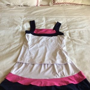 Two piece tennis outfit